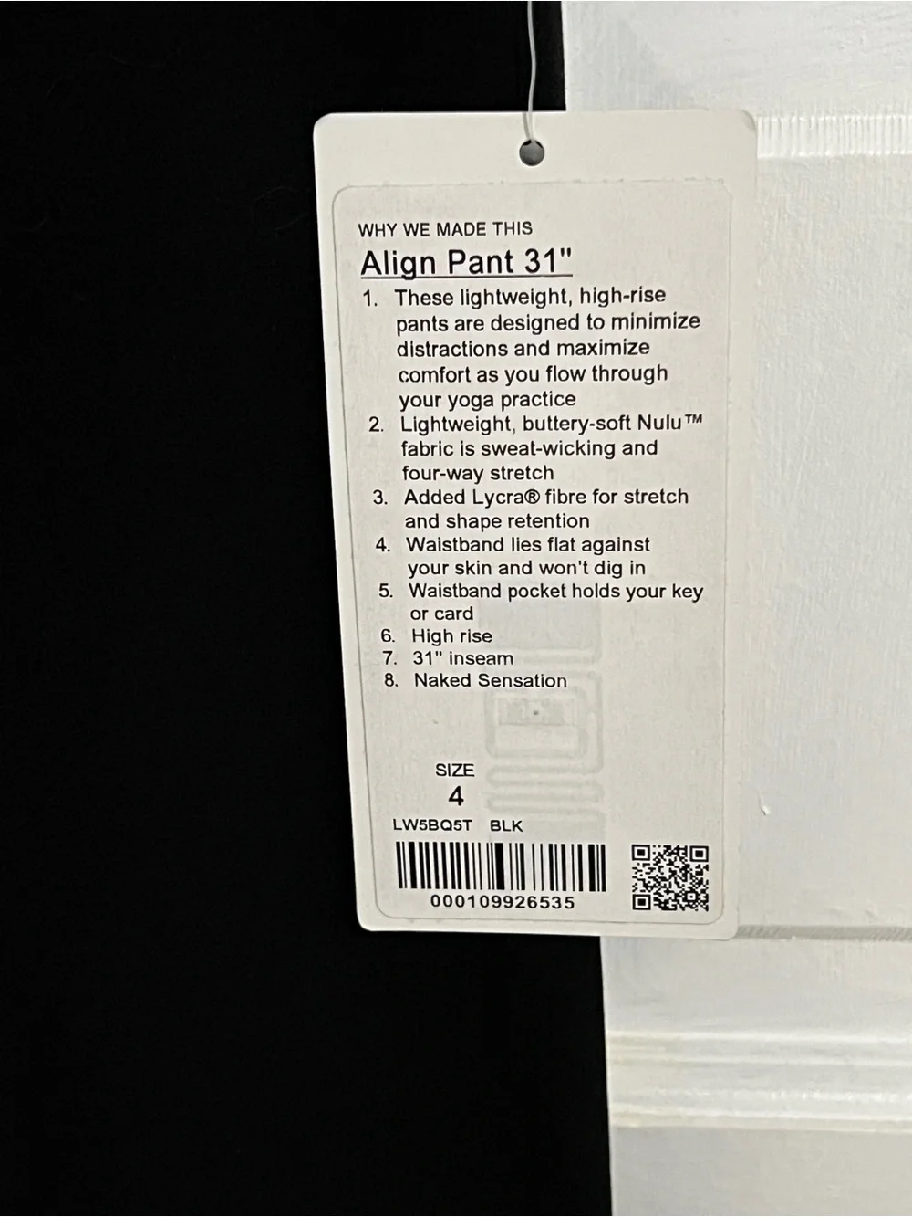 lululemon athletica Black High-Rise Leggings